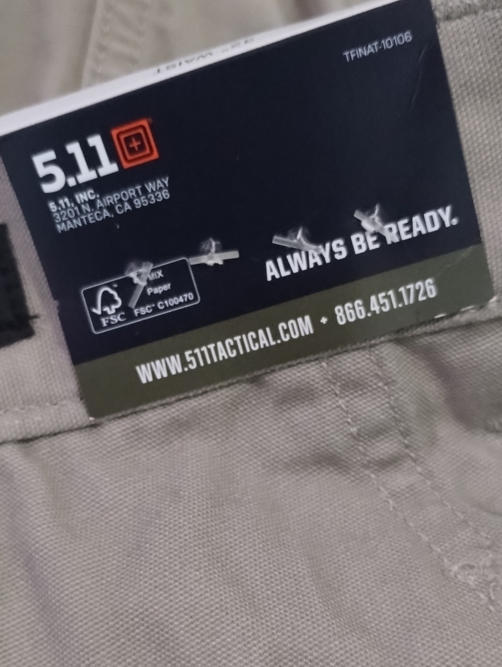 5.11 Tactical Cargo Shorts Casual & Professional Mens Field Duty Short Sz 32" - Picture 4 of 5